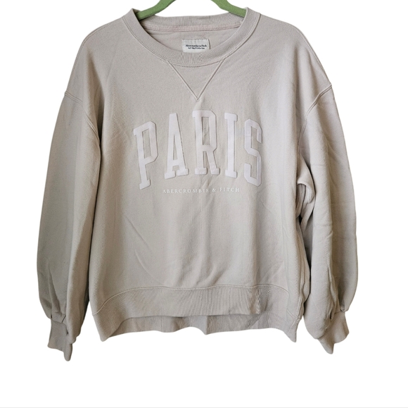Abercrombie & Fitch crew neck Sweatshirt size large - Picture 1 of 8